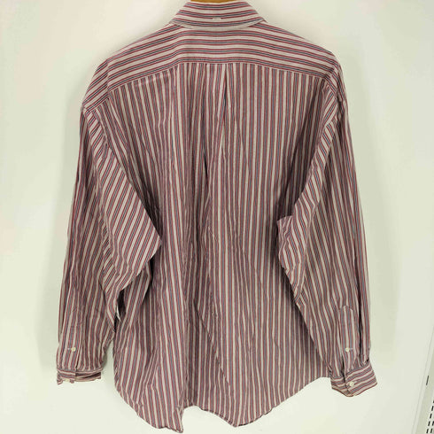 ラルフローレン RALPH LAUREN BLAKE ポニー刺繍 L/S BD マルチストライプ シャツ メンズ import:XL
