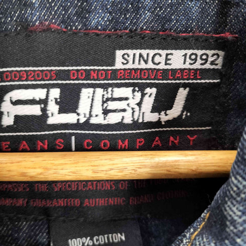 フブ FUBU Jeans Company 90S ジップアップ デニム トラッカー ジャケット メンズ
