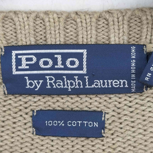 ポロバイラルフローレン Polo by RALPH LAUREN スモールポニー刺繍コットンニット メンズ import:M