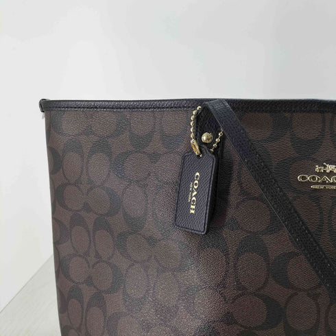 コーチ COACH City Zip Tote(シティジップトート) シグネチャー トートバッグ レディース