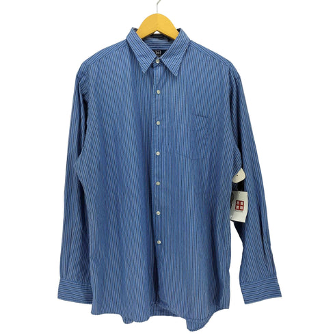 ポロバイラルフローレン Polo by RALPH LAUREN 90s MERRIN ストライプ ドレスシャツ メンズ import:L