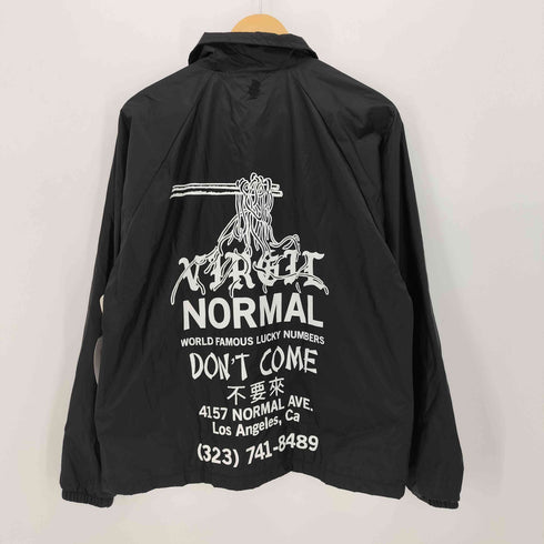 ヴァージルノーマル VIRGIL NORMAL DON'T COME 不要来 プリント コーチ ジャケット メンズ import:M