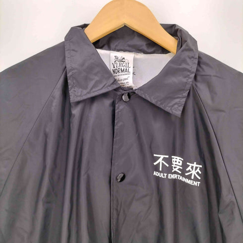 ヴァージルノーマル VIRGIL NORMAL DON'T COME 不要来 プリント コーチ ジャケット メンズ import:M