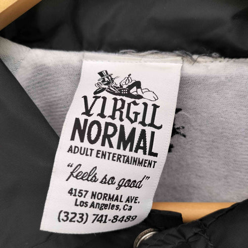 ヴァージルノーマル VIRGIL NORMAL DON'T COME 不要来 プリント コーチ ジャケット メンズ import:M