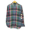 ラルフローレン RALPH LAUREN マチ付 ボタンダウン チェックシャツ メンズ import:XS
