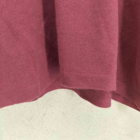 アクアスキュータム AQUASCUTUM カシミヤ混半袖ニット レディース