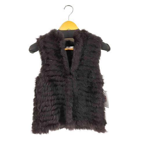 ボールジー BALLSEY ラビットファー ニット ベスト レディース JPN:38