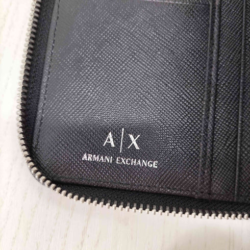 アルマーニエクスチェンジ ARMANI EXCHANGE ラウンドジップ ロングウォレット メンズ ONE SIZE