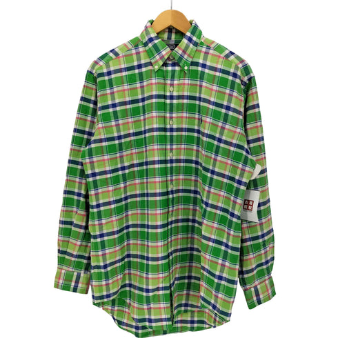ポロバイラルフローレン Polo by RALPH LAUREN CLASSIC FIT ポニー刺繍 ボタンダウン チェックシャツ メンズ import:S