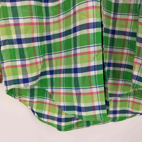 ポロバイラルフローレン Polo by RALPH LAUREN CLASSIC FIT ポニー刺繍 ボタンダウン チェックシャツ メンズ import:S
