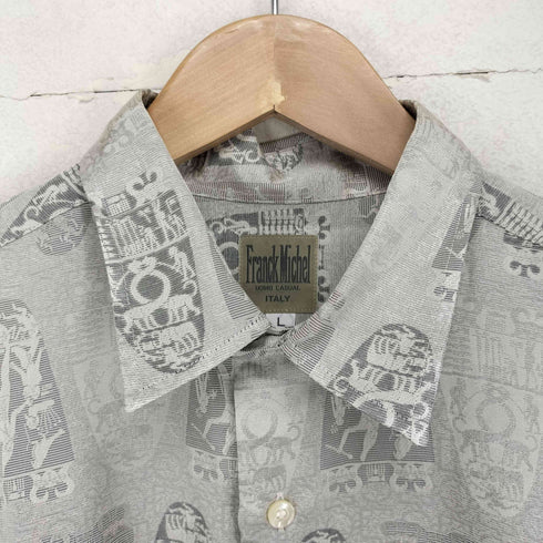 FRANCK MICHEL 総柄シャツ import メンズ L