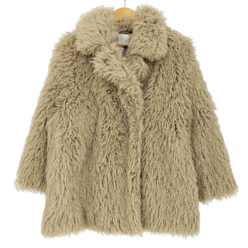 エイチアンドエム H&M ダブル ファー ジャケット レディース import:S