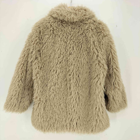 エイチアンドエム H&M ダブル ファー ジャケット レディース import:S