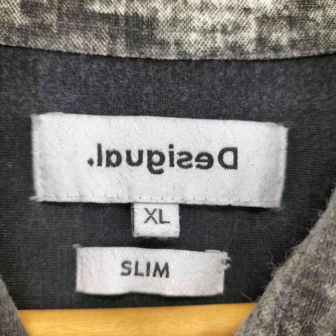 デシグアル Desigual SLIM 総柄 デザインシャツ メンズ import:XL