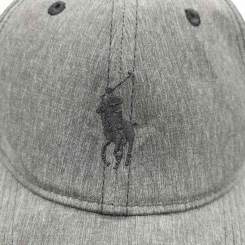 ポロラルフローレン POLO RALPH LAUREN PERFORMANCE 同色 ポニー刺繍 6パネルキャップ メンズ ONE SIZE