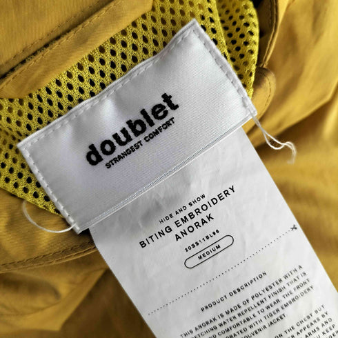 ダブレット doublet 20SS BITING EMBROIDERY ANORAK メンズ JPN:M