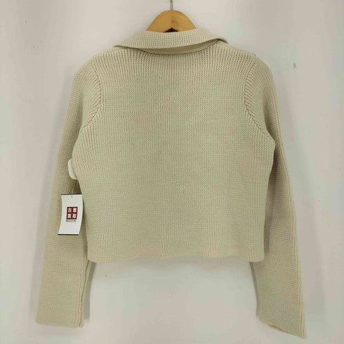 ザラ ZARA PLAIN KNIT BUTTON-UP JACKET レディース import:S