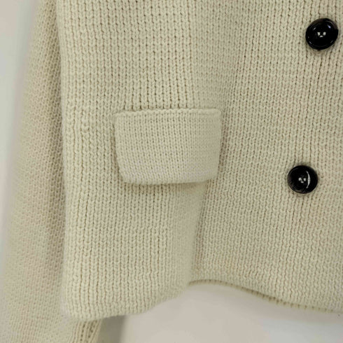 ザラ ZARA PLAIN KNIT BUTTON-UP JACKET レディース import:S