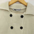 ザラ ZARA PLAIN KNIT BUTTON-UP JACKET レディース import:S