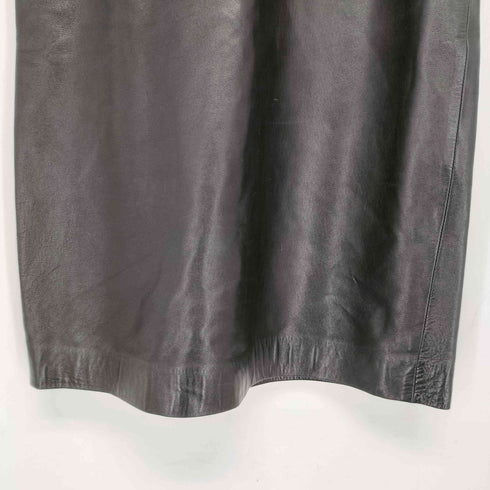 ジュンコシマダ JUNKO SHIMADA バックスリット レザースカート レディース 9