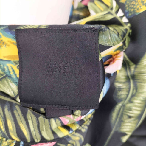 エイチアンドエム H&M ボタニカルデザインリバーシブルブルゾン メンズ XS