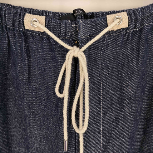 ミューニック Munich リネンコットンクロスボーイフレンドパンツ レディース JPN:S