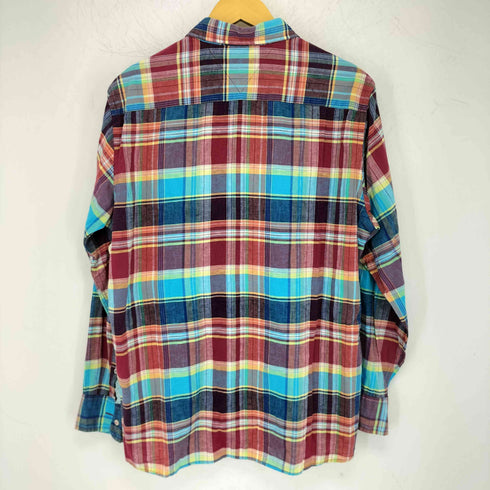 トミーヒルフィガー TOMMY HILFIGER Cotton Linen ボタンダウン チェックシャツ メンズ import:XL