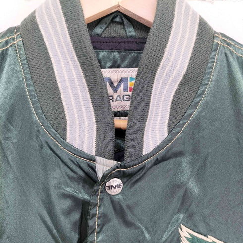MIRAGE 90s- チームロゴ刺繍ブルゾンジャケット メンズ L