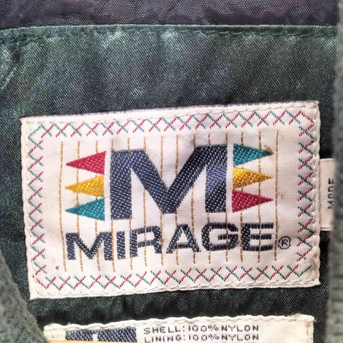 MIRAGE 90s- チームロゴ刺繍ブルゾンジャケット メンズ L