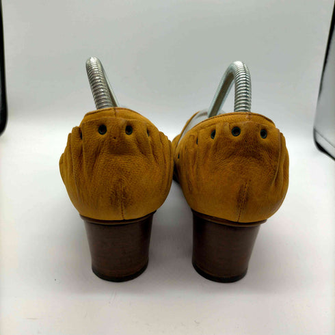 ツモリチサトウォーク tsumori chisato walk パンチング レザー メリージェーン フラットシューズ パンプス Vibram ビブラムソール レディース JPN:23.5