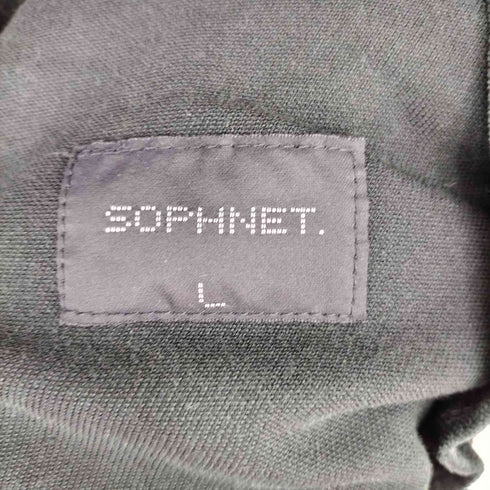 ソフネット SOPHNET. 別珍 RIRIジッパー ラインストーン ベロア ボンバージャケット Y2K メンズ L