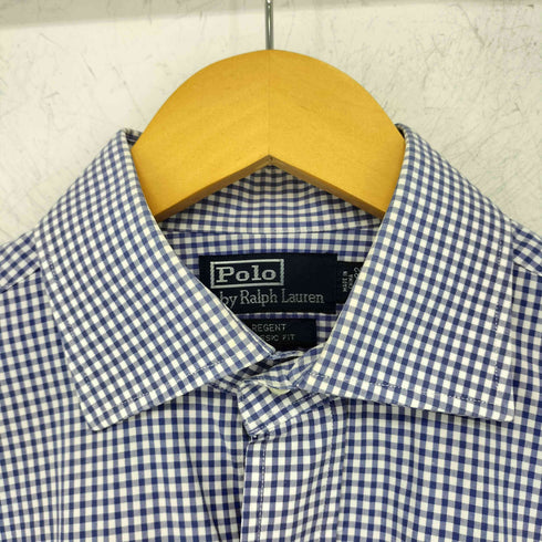 ポロバイラルフローレン Polo by RALPH LAUREN REGENT CLASSIC FIT ギンガムチェックシャツ メンズ 15 1/2-32