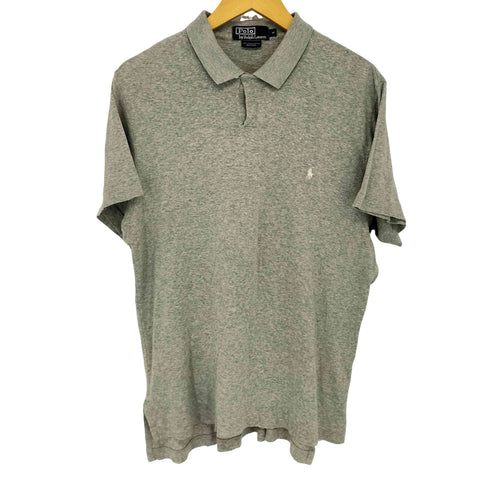 ポロバイラルフローレン Polo by RALPH LAUREN PIMA COTTON ポニー刺繍 ニットポロシャツ メンズ import:M