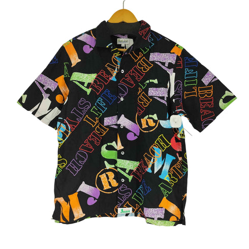 サーフラインハワイ SURF LINE HAWAII 総柄 S/S 開襟シャツ メンズ JPN:L