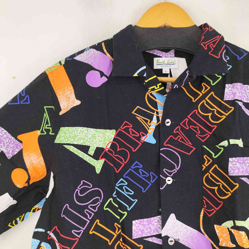 サーフラインハワイ SURF LINE HAWAII 総柄 S/S 開襟シャツ メンズ JPN:L