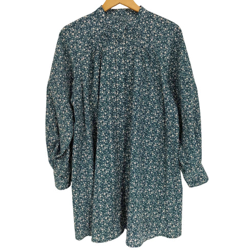 フリークスストア FREAKS STORE バンドカラー フラワーデザイン L/S ブラウス レディース FREE