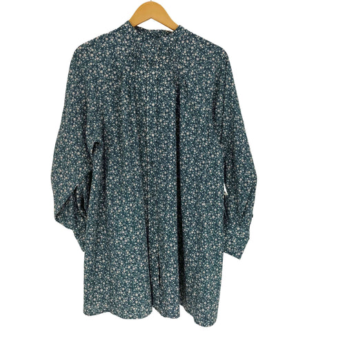 フリークスストア FREAKS STORE バンドカラー フラワーデザイン L/S ブラウス レディース FREE