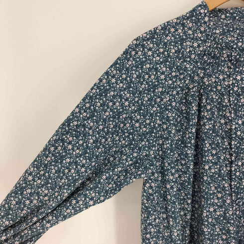 フリークスストア FREAKS STORE バンドカラー フラワーデザイン L/S ブラウス レディース FREE