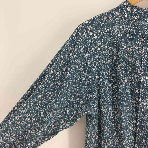 フリークスストア FREAKS STORE バンドカラー フラワーデザイン L/S ブラウス レディース FREE