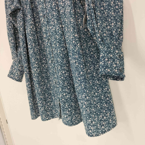 フリークスストア FREAKS STORE バンドカラー フラワーデザイン L/S ブラウス レディース FREE