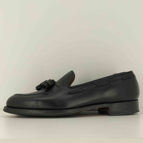 クロケットアンドジョーンズ CROCKETT&JONES CAVENDISH3 カーフレザー タッセル ローファー メンズ US:8.5E