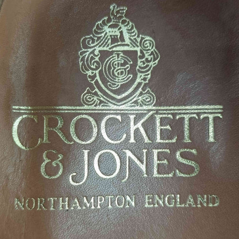クロケットアンドジョーンズ CROCKETT&JONES CAVENDISH3 カーフレザー タッセル ローファー メンズ US:8.5E