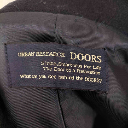 アーバンリサーチドアーズ URBAN RESEARCH DOORS ショールカラー2WAYロングコート レディース JPN:38