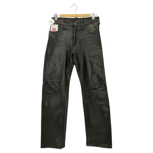 AERO LEATHER 80-90s TALONジッパー カウレザー バイカーパンツ メンズ 29