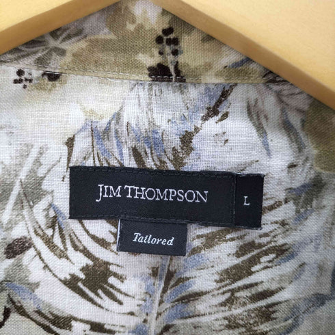 ジムトンプソン JIM THOMPSON フローラル オープンカラーシャツ メンズ L
