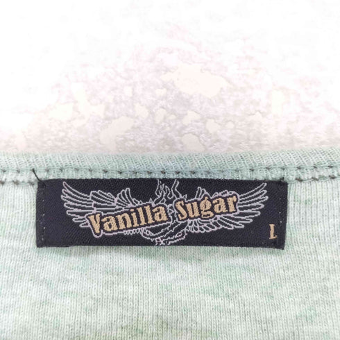 vanilla sugar y2k ラインストーン 総柄 Vネックカットソー レディース import:L