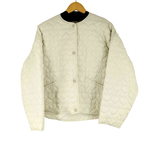 ザラ ZARA ハート キルティングジャケット レディース import:M