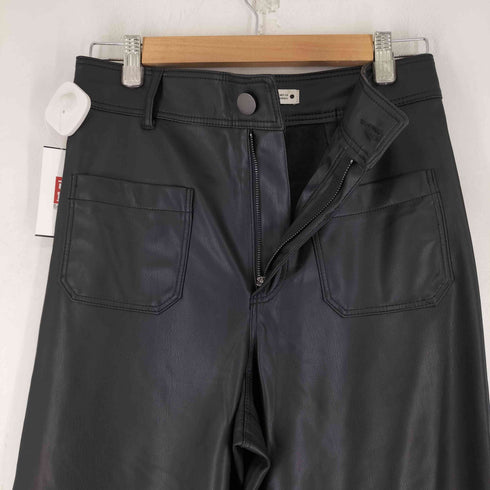 ザラ ZARA ストレートレッグハイウエストフェイクレザーパンツ レディース 38
