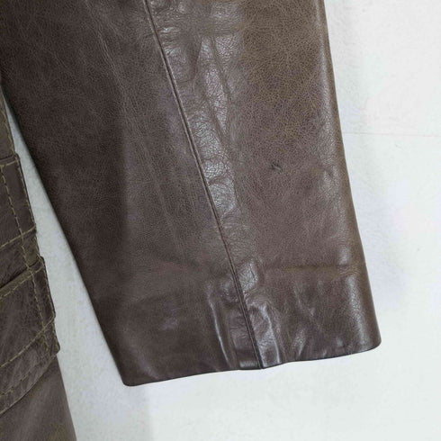 アルマーニジーンズ ARMANI JEANS リアルレザーコート レディース 40