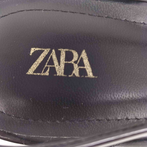 ザラ ZARA リボンエナメルフィニッシュヒール レディース 38